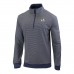Nashville Predators Columbia Navy Even Lie Omni-Wick Quarter-Zip Top