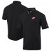 Detroit Red Wings Columbia Black Even Lie Omni-Wick Polo