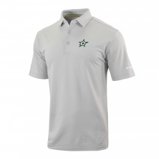 Dallas Stars Columbia Gray Even Lie Omni-Wick Polo