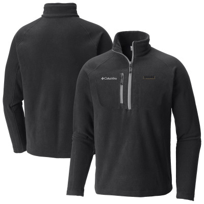 Куртка Vegas Golden Knights Columbia Black Fast Trek III Raglan Half-Zip Fleece