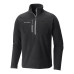 Куртка Vegas Golden Knights Columbia Black Fast Trek III Raglan Half-Zip Fleece