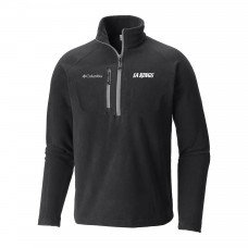 Los Angeles Kings Columbia Black Fast Trek III Raglan Half-Zip Fleece Jacket