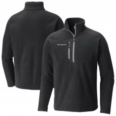 Minnesota Wild Columbia Black Fast Trek III Raglan Half-Zip Fleece Jacket