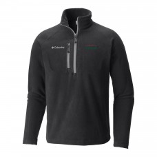 Minnesota Wild Columbia Black Fast Trek III Raglan Half-Zip Fleece Jacket