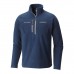 Nashville Predators Columbia Navy Fast Trek III Raglan Half-Zip Fleece Jacket