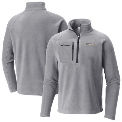 Nashville Predators Columbia Gray Fast Trek III Raglan Half-Zip Fleece Jacket