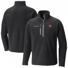 Ottawa Senators Columbia Black Fast Trek III Raglan Half-Zip Fleece Jacket
