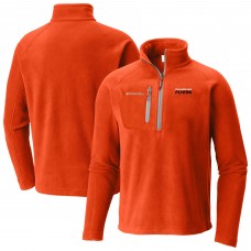 Philadelphia Flyers Columbia Orange Fast Trek III Raglan Half-Zip Fleece Jacket