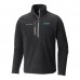 San Jose Sharks Columbia Black Fast Trek III Raglan Half-Zip Fleece Jacket