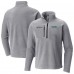 San Jose Sharks Columbia Gray Fast Trek III Raglan Half-Zip Fleece Jacket