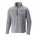 San Jose Sharks Columbia Gray Fast Trek III Raglan Half-Zip Fleece Jacket
