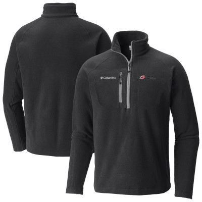 Куртка Carolina Hurricanes Columbia Black Fast Trek III Raglan Half-Zip Fleece