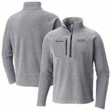 Columbus Blue Jackets Columbia Gray Fast Trek III Raglan Half-Zip Fleece Jacket