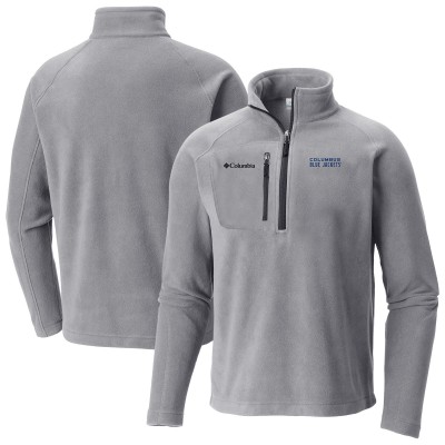 Columbus Blue Jackets Columbia Gray Fast Trek III Raglan Half-Zip Fleece Jacket