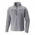 Columbus Blue Jackets Columbia Gray Fast Trek III Raglan Half-Zip Fleece Jacket