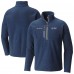 Columbus Blue Jackets Columbia Navy Fast Trek III Raglan Half-Zip Fleece Jacket