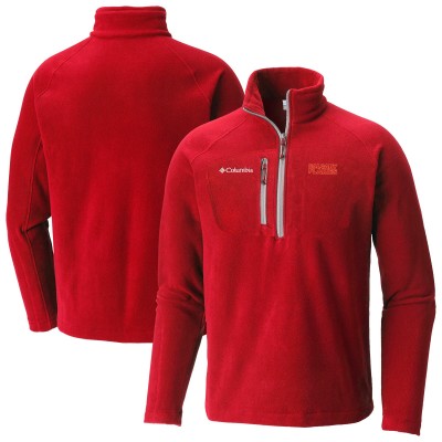 Calgary Flames Columbia Red Fast Trek III Raglan Half-Zip Fleece Jacket