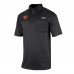 Calgary Flames Columbia Black Flycaster Omni-Wick Pocket Polo