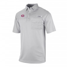 Поло Montreal Canadiens Columbia Gray Flycaster Omni-Wick Pocket Поло Montreal Canadiens Columbia Gray Flycaster Omni-Wick Pocket