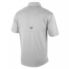 Los Angeles Kings Columbia Gray Flycaster Omni-Wick Pocket Polo