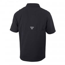 Dallas Stars Columbia Black Flycaster Omni-Wick Pocket Polo