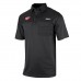 Detroit Red Wings Columbia Black Flycaster Omni-Wick Pocket Polo