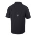 Поло Carolina Hurricanes Columbia Black Flycaster Omni-Wick Pocket