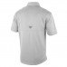 Columbus Blue Jackets Columbia Gray Flycaster Omni-Wick Pocket Polo