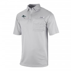Поло San Jose Sharks Columbia Gray Flycaster Omni-Wick Pocket