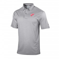 Detroit Red Wings Columbia Gray Golden Hills Omni-Wick Polo