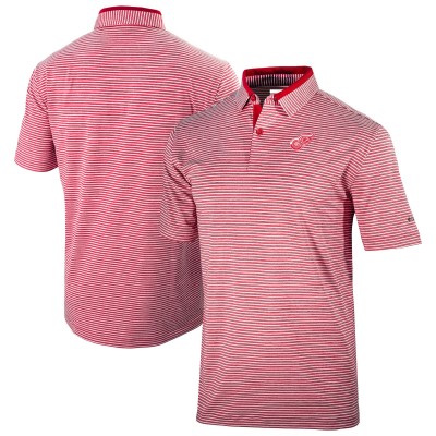 Detroit Red Wings Columbia Red Golden Hills Omni-Wick Polo