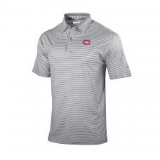Montreal Canadiens Columbia Gray Golden Hills Omni-Wick Polo Montreal Canadiens Columbia Gray Golden Hills Omni-Wick Polo