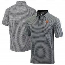 Calgary Flames Columbia Black Golden Hills Omni-Wick Polo