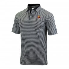 Calgary Flames Columbia Black Golden Hills Omni-Wick Polo