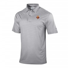 Calgary Flames Columbia Gray Golden Hills Omni-Wick Polo