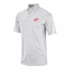 Detroit Red Wings Columbia Gray Heading Out Polo