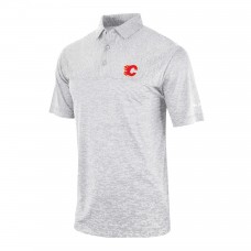 Calgary Flames Columbia Gray Heading Out Polo