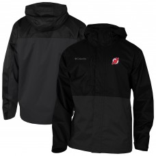 Кофта на молнии New Jersey Devils Columbia Black/Charcoal Hikebound Omni-Tech