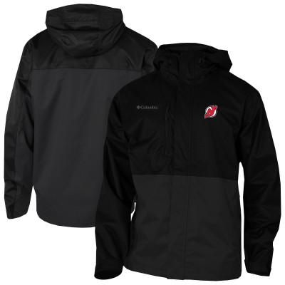 Кофта на молнии New Jersey Devils Columbia Black/Charcoal Hikebound Omni-Tech