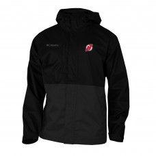 Кофта на молнии New Jersey Devils Columbia Black/Charcoal Hikebound Omni-Tech