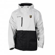 Vegas Golden Knights Columbia White Hikebound Omni-Tech Full-Zip Jacket