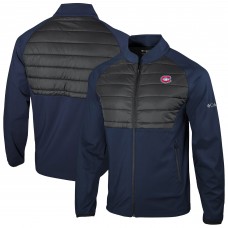 Montreal Canadiens Columbia Navy In The Element Full-Zip Omni-Wick Jacket