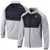 Edmonton Oilers Columbia Gray/Black In The Element Full-Zip Raglan Omni-Wick Jacket