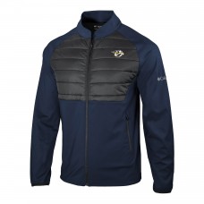 Nashville Predators Columbia Navy In The Element Full-Zip Omni-Wick Jacket