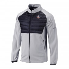 New York Islanders Columbia Gray/Black In The Element Full-Zip Raglan Omni-Wick Jacket