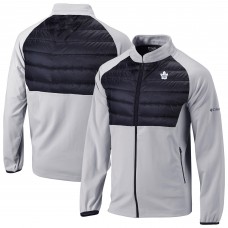 Toronto Maple Leafs Columbia Gray/Black In The Element Full-Zip Raglan Omni-Wick Jacket