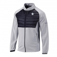 Toronto Maple Leafs Columbia Gray/Black In The Element Full-Zip Raglan Omni-Wick Jacket