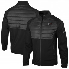 Philadelphia Flyers Columbia Black In The Element Full-Zip Omni-Wick Jacket Philadelphia Flyers Columbia Black In The Element Full-Zip Omni-Wick Jacket