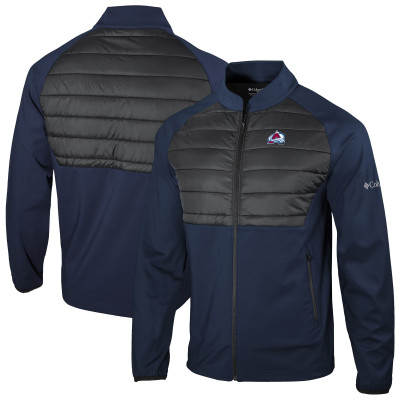 Colorado Avalanche Columbia Navy In The Element Full-Zip Omni-Wick Jacket