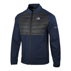Colorado Avalanche Columbia Navy In The Element Full-Zip Omni-Wick Jacket
